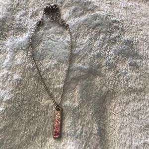 Lia Sophia pink heart necklace 💕